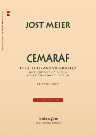 Jost Meier, Cemaraf 2 Flutes and Cello Stimmensatz