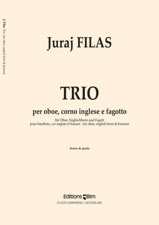 Trio for oboe, English horn and bassoon score and parts