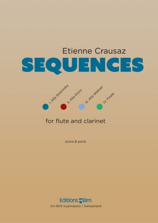 Etienne Crausaz, Sequences Flte und Klarinette Buch