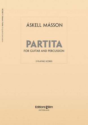 Askell Masson, Partita Guitar and Percussion Stimmensatz