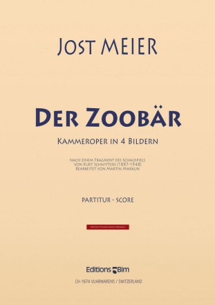 Jost Meier, Zoobr 10 Actors, Choir and Orchestra Partitur