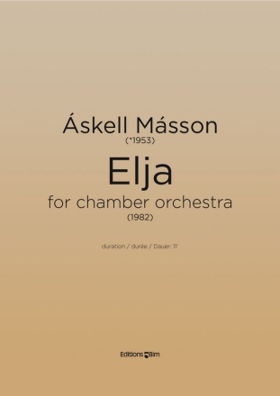 Askell Masson, Elja Chamber Orchestra Partitur