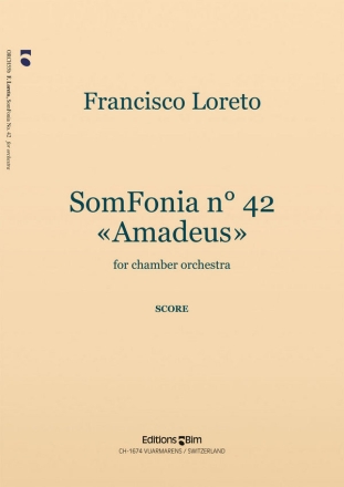 Francisco Loreto, Somfonia N 42 Amadeus Chamber Orchestra Partitur