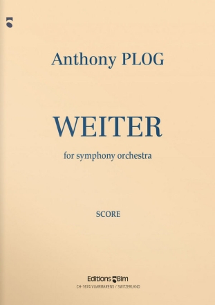 Anthony Plog, Weiter Symphony Orchestra Partitur