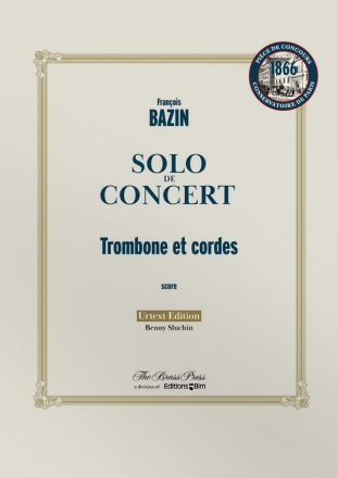 Solo de Concert fr Posaune und Streicher Partitur