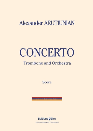 Alexander Arutiunian, Concerto Trombone and Orchestra Partitur