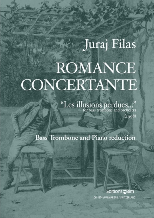 Romance Concertante 'Les Illusions perdues' for bass trombone and orchestra piano reduction with solo part