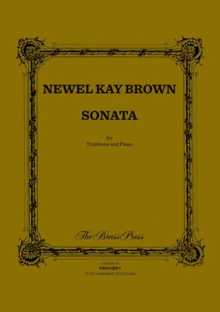 Newel Kay Brown, Sonata Posaune und Klavier Buch