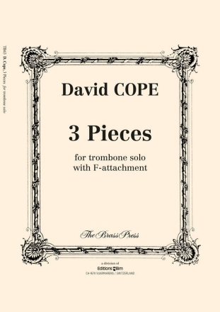 David Cope, 3 Pieces Posaune Buch