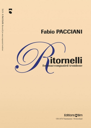 Fabio Pacciani, Ritornelli Posaune Buch