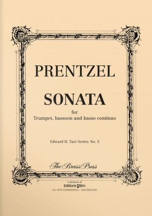 Prentzel, Sonata for Trumpet, Bassoon and Baso Continuo Trumpet, Bassoon and Piano Buch