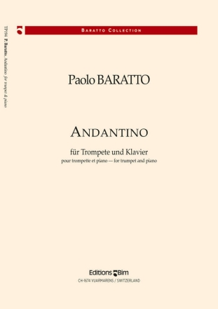 Paolo Baratto, Andantino Trompete und Klavier Buch