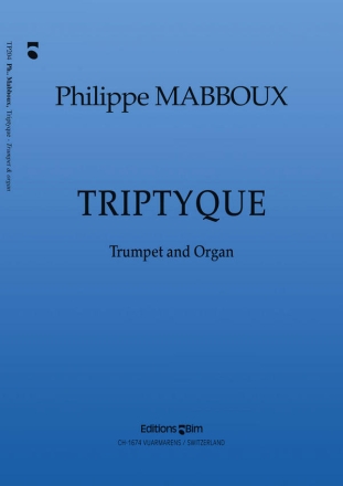 Philippe Mabboux, Triptyque Trompete und Orgel Buch