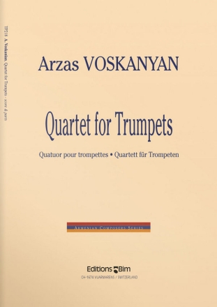 Arzas Voskanian, Quartet For Trumpets 4 Trompeten Stimmensatz