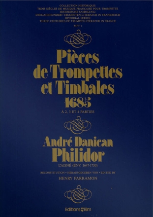 Henry Parramon, Pices de Trompettes et Timbales 2 to 6 Trumpets Partitur + Stimmen