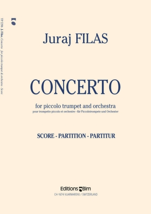 Juraj Filas, Concerto Piccolo Trumpet and Orchestra Partitur