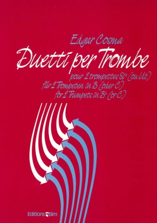 Edgar Cosma, Duetti Per Trombe 2 Trompeten Buch