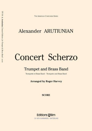 Alexander Arutiunian, Concert Scherzo Brass Band and Trumpet[s] Partitur