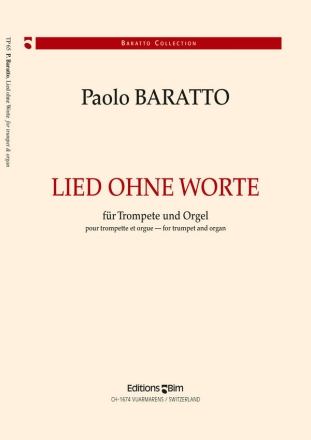 Paolo Baratto, Lied Ohne Worte Trompete und Orgel Buch