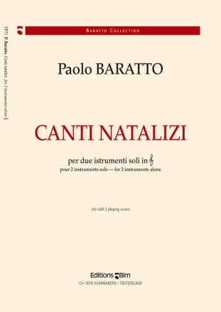 Paolo Baratto, Canti Natalizi 2 Trompeten Buch