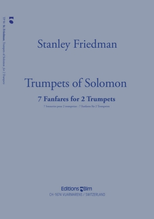 Stanley Friedman, Trumpets Of Solomon 2 Trompeten Buch