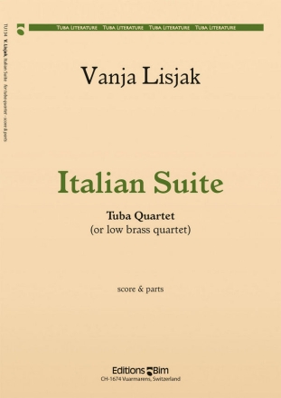 Vanja Lisjak, Italian Suite Tubaquartett Stimmensatz