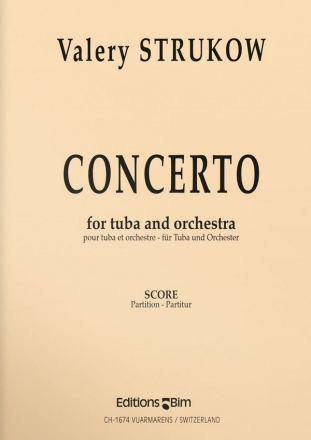 Valery Strukow, Concerto Tuba and Symphony Orchestra Partitur