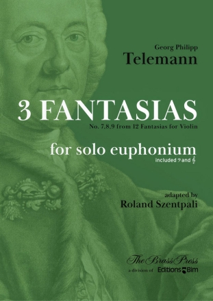 3 Fantasias No. 7,8,9 from 12 Fantasias for Violin for solo euphonium