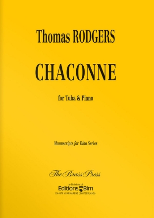 Thomas Rodgers, Chaconne Tuba und Klavier Buch