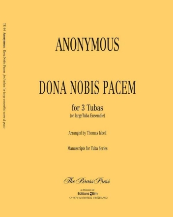 Dona Nobis Pacem 3 Tubas Stimmensatz