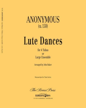 Lute Dances Tubaquartett Stimmensatz