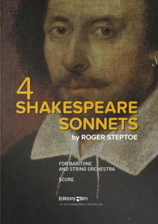 Roger Steptoe, 4 Shakespeare Sonnets Baritone and String Orchestra Partitur