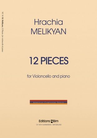 Hrachia Melikyan, 12 Pieces Cello und Klavier Buch