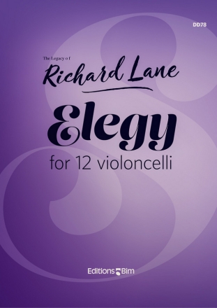 Elegy for 12 Violoncelli score and parts