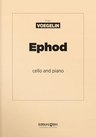 Fritz Voegelin, Ephod Cello und Klavier Buch