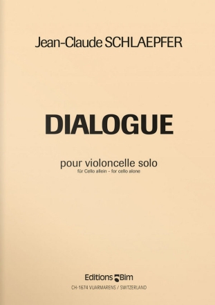 Jean-Claude Schlaepfer, Dialogue Cello Buch