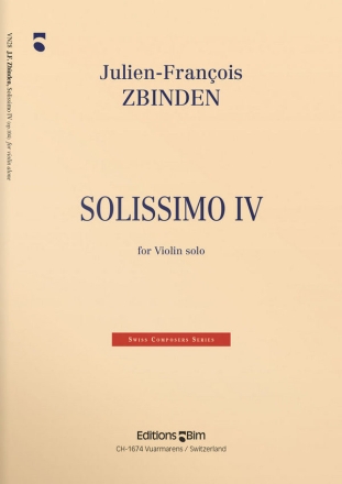 Julien-Franois Zbinden, Solissimo IV+E1453 Violine Buch