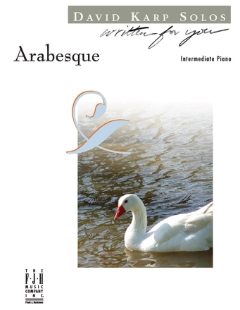 Arabesque for intermediate piano