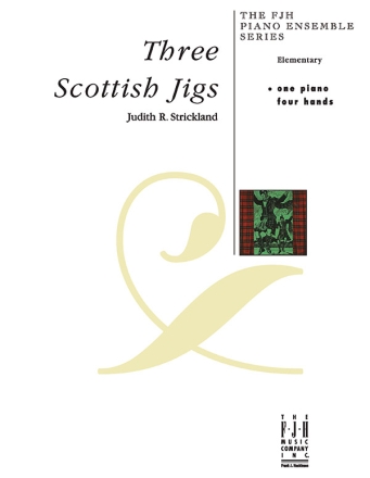 Three Scottish Jigs for piano 4 hands (elementary)