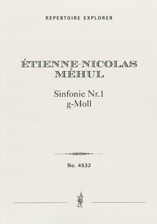 Sinfonie Nr.1 g-Moll fr Orchester Partitur