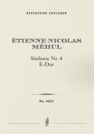 Sinfonie Nr.4 E-Dur fr Orchester Partitur