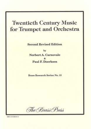 CARNOVALE / DOERKSEN, 20th Century Music for Trumpet and Orchestra