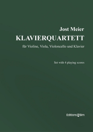 MEIER Jost, Klavierquartett violin, viola, cello and piano