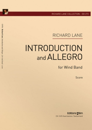 LANE Richard, Introduction and Allegro wind band Wind band score