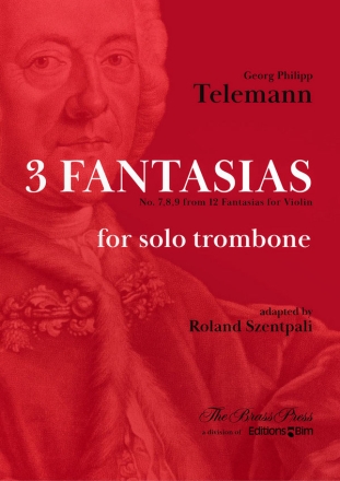 TELEMANN Georg Ph., 3 Fantasias trombone