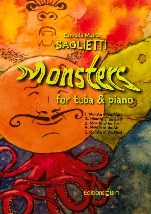 SAGLIETTI Corrado Maria, Monsters tuba and piano Piano (original)