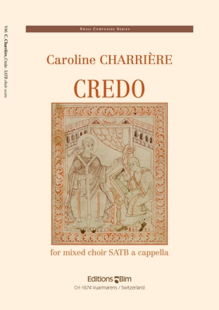 CHARRIRE Caroline, Credo mixed choir SATB a capella Choir score