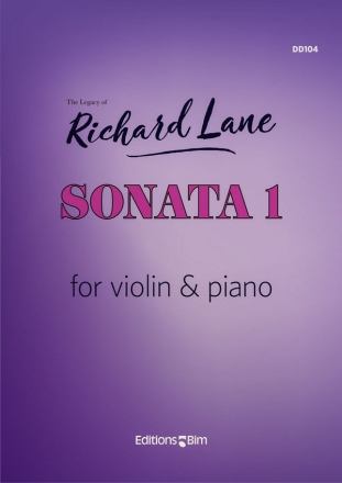 LANE Richard, Sonata 1 (1964) violin and piano