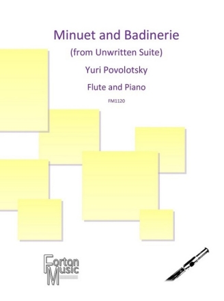 Minuet and Badinerie from 'Unwritten Suite' Flute and Piano Book & Part[s]