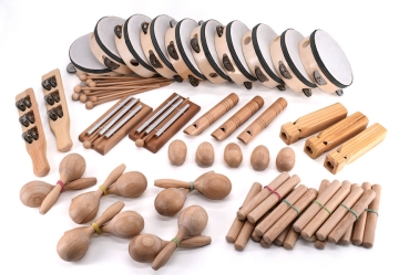 Holz-Percussion-Set fr den Kindergarten